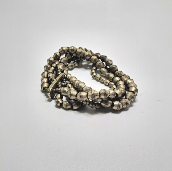 Ethiopian Aluminum Beaded Bracelet - Picture 2 of 6